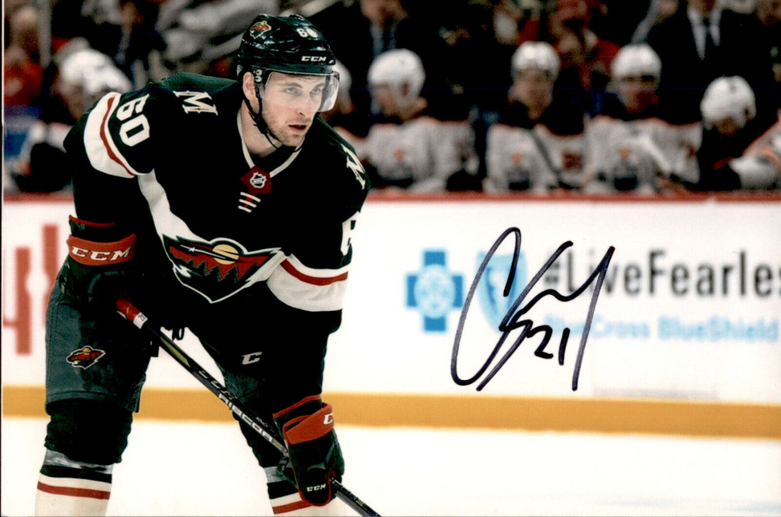 Carson Soucy SIGNED autographed 4x6 Photo Poster painting MINNESOTA WILD / SEATTLE KRAKEN #2