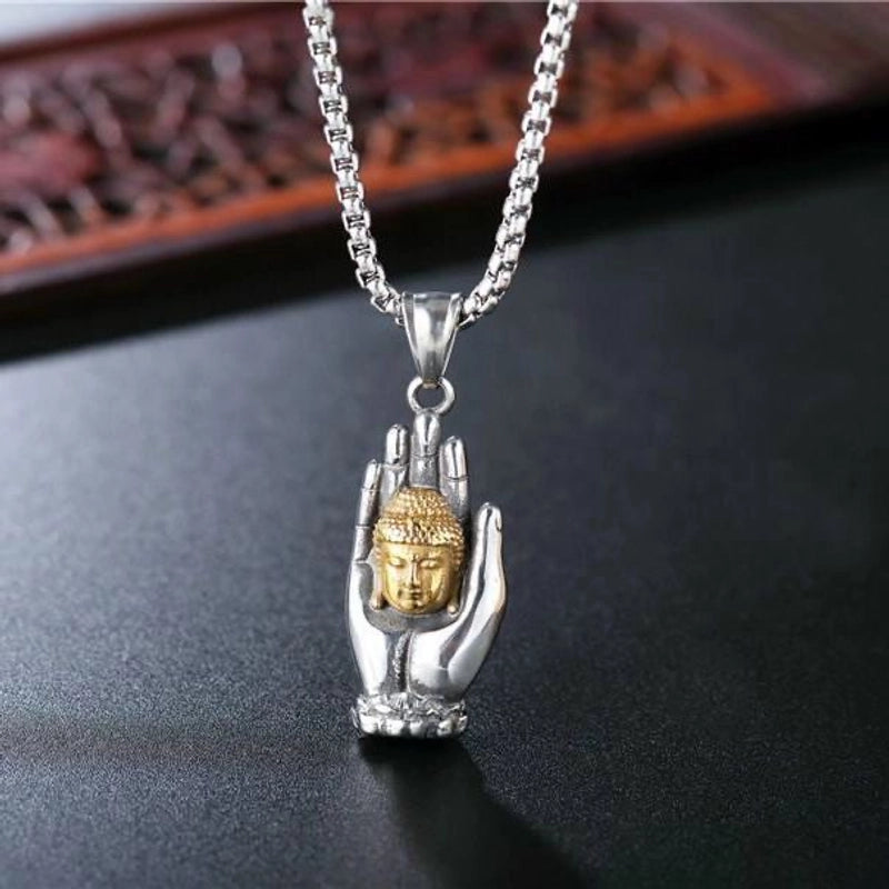 Hip-Hop Vintage Style Animal Letter Alloy Titanium Steel Plating Men’s Pendant Necklace Men Pendant Necklaces