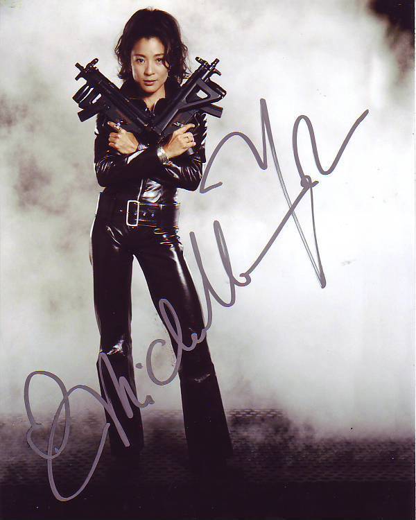 MICHELLE YEOH Signed Autograph JAMES BOND 007 TOMORROW NEVER DIES WAI LIN Photo Poster painting