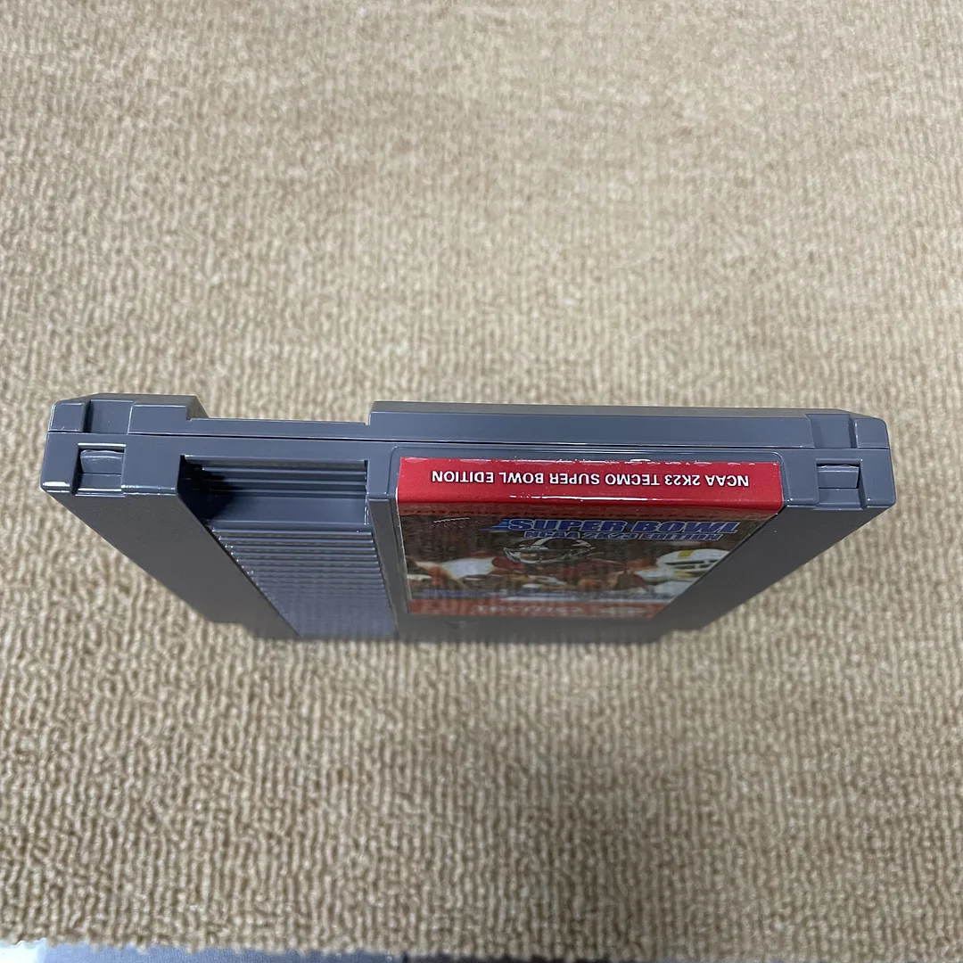 Tecmo Super Bowl NCAA 2K23 Edition NES For Nintendo Entertainment System Console - 8 Bit Game Cartridge