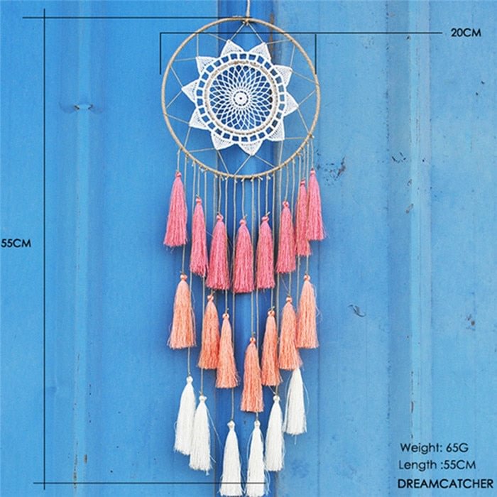 Large Tassel Dream Catcher Boho Home Wall Decor Nordic Style Living Room Decoration Kids Room Gift Drop Shipping