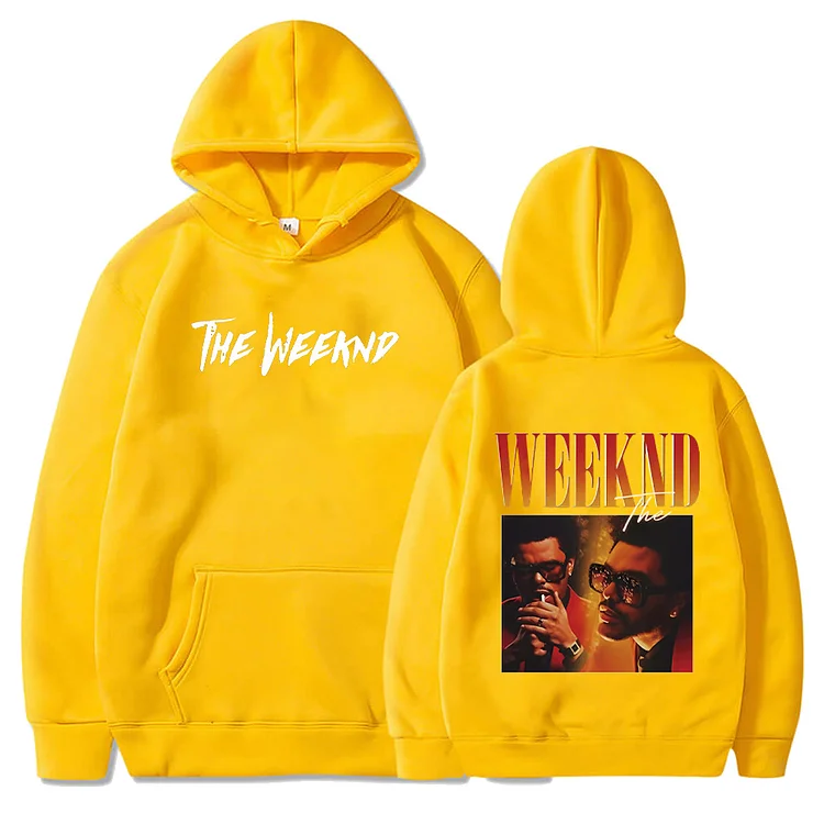 The Weekend Printed Pullover Hoodies Sweatshirts Hip Hop Oversized Hoodie at Hiphopee