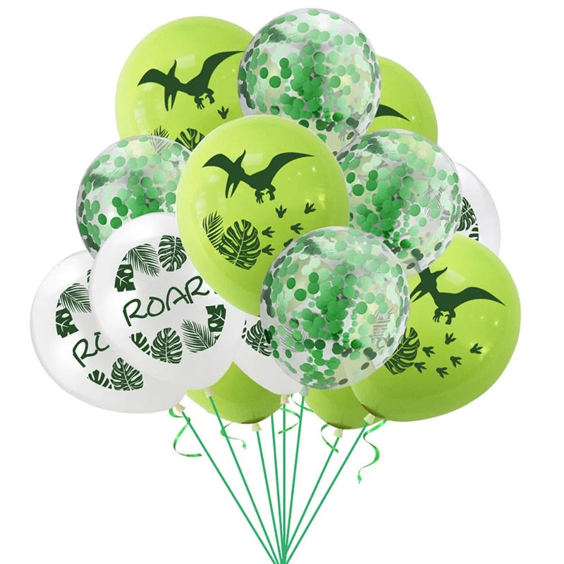Dinosaur Theme Party Dinosaur Balloon Disposable Tableware Set Kids Boy Birthday Party Decoration Jungle Party Baby Shower Favor