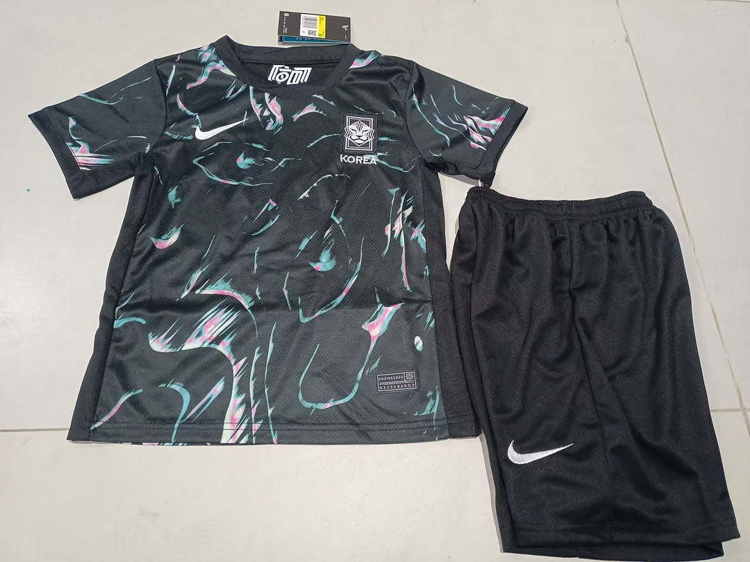 2024 Korea Away Kids Kit Soccer Jersey Thai Quality