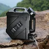 Camping Water Jug with Faucet Portable Water Bucket for Car Camping (Black)