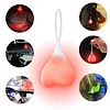 Safety Light - Flashing or Continuous Light - Waterproof LED Warning Light Made of Silicone for High Visibility, Fun Gadget for On-the-Go