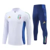 2024 Italy White Training Jacket Set