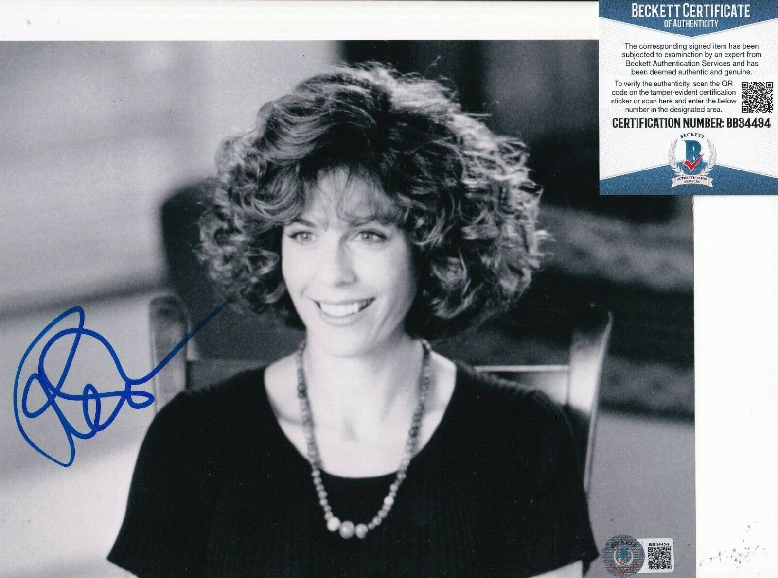 RITA WILSON singed (SLEEPLESS IN SEATTLE) movie 8X10 Photo Poster painting BECKETT BAS BB34494