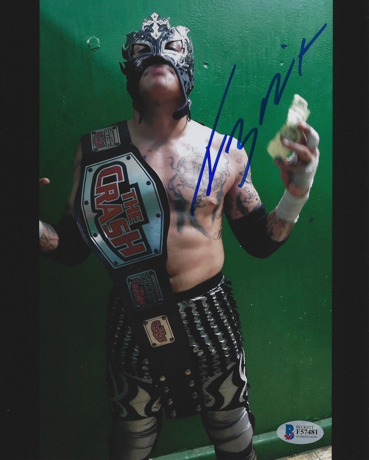 Rey Fenix Signed 8x10 Photo Poster painting BAS Beckett COA Lucha Underground Impact Wrestling 1