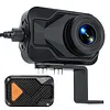 2K HD WiFi Motorcycle Camera IP67 Waterproof Motorcycle Dash Cam 140 Degree Wide Angle Driving Dash Cam DVR Camcorder for Cycling