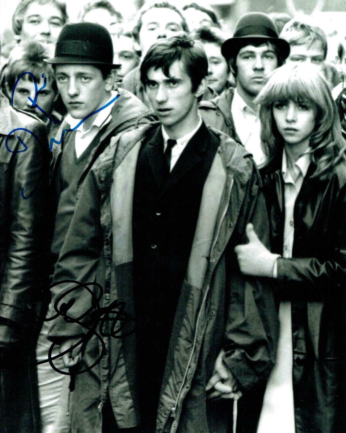 Phil DANIELS & Mark WINGETT SIGNED Autograph QUADROPHENIA Photo Poster painting AFTAL COA Mods