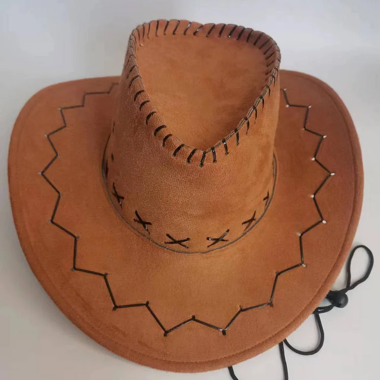 Universal large brim sun protection visor western cowboy hat