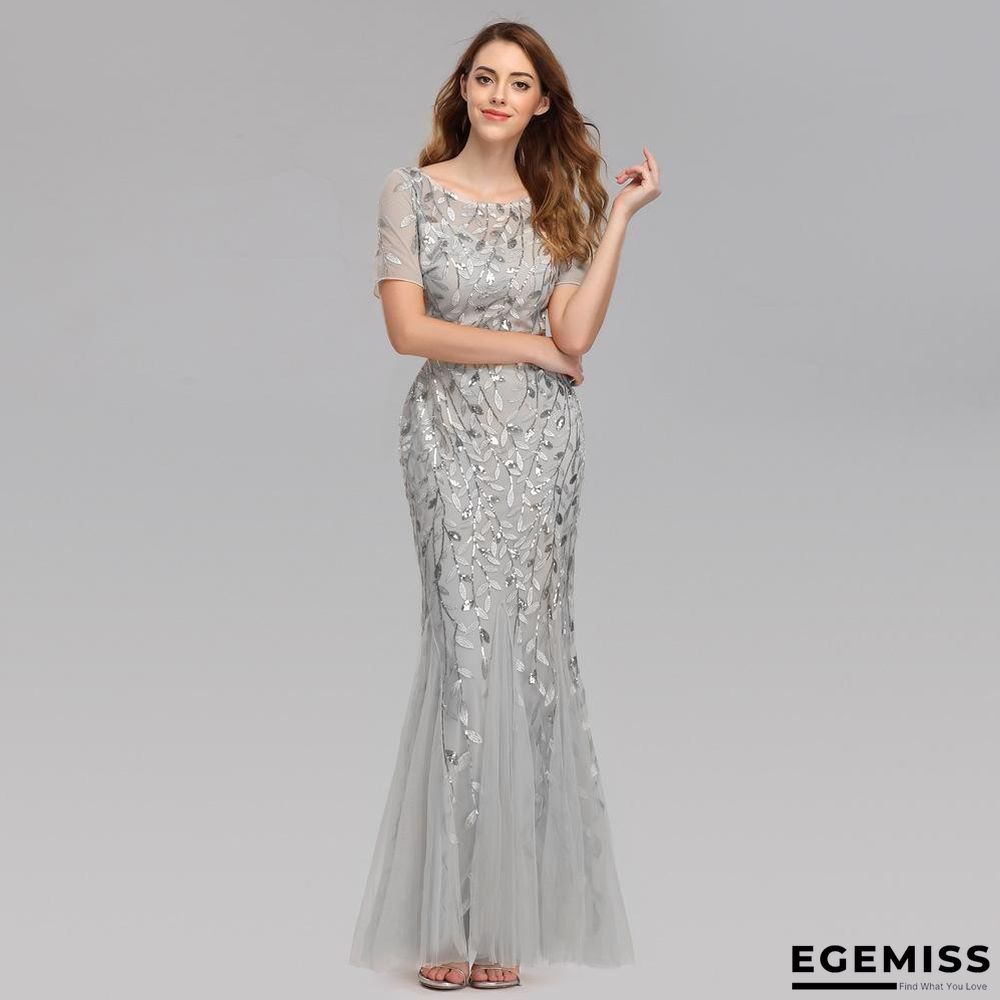 Banquet Host Evening Dress Fishtail Dress Woman Black Dresses | EGEMISS