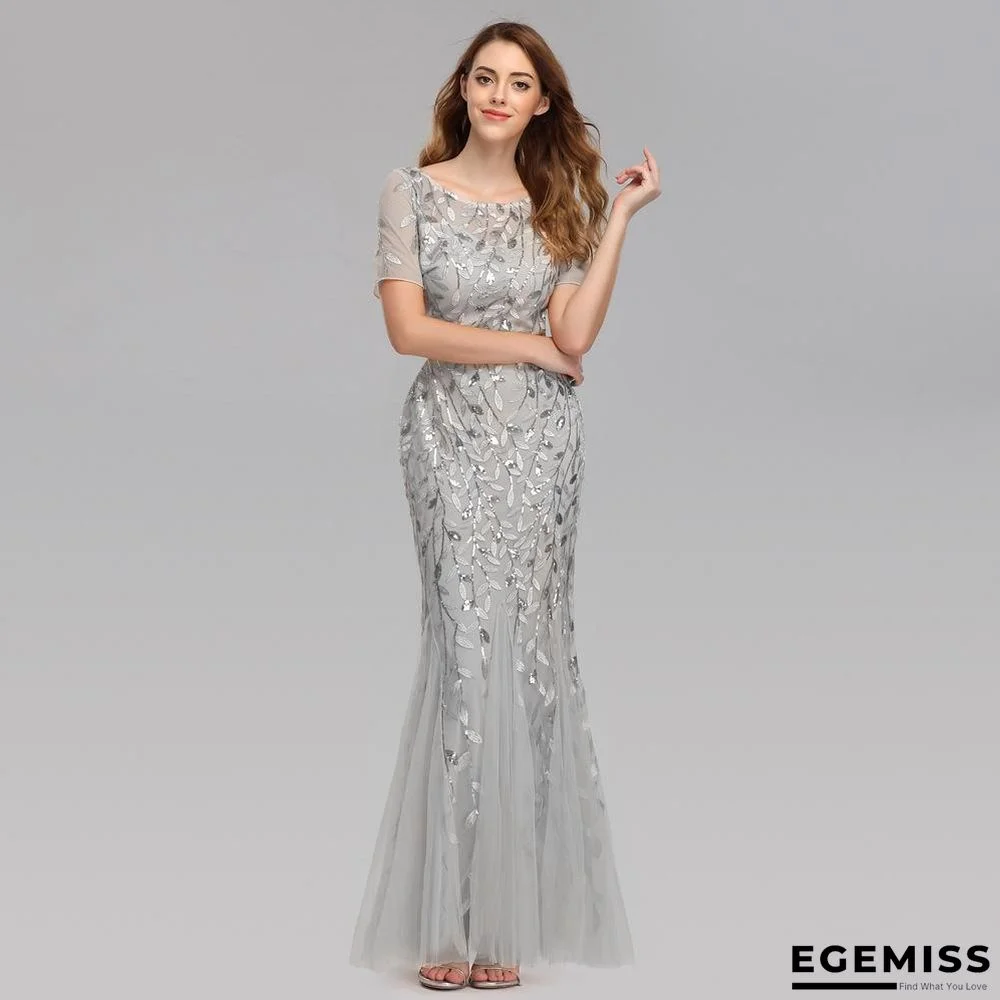 Banquet Host Evening Dress Fishtail Dress Woman Black Dresses | EGEMISS