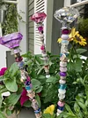 Beaded Fairy Garden Stakes / Home Decor