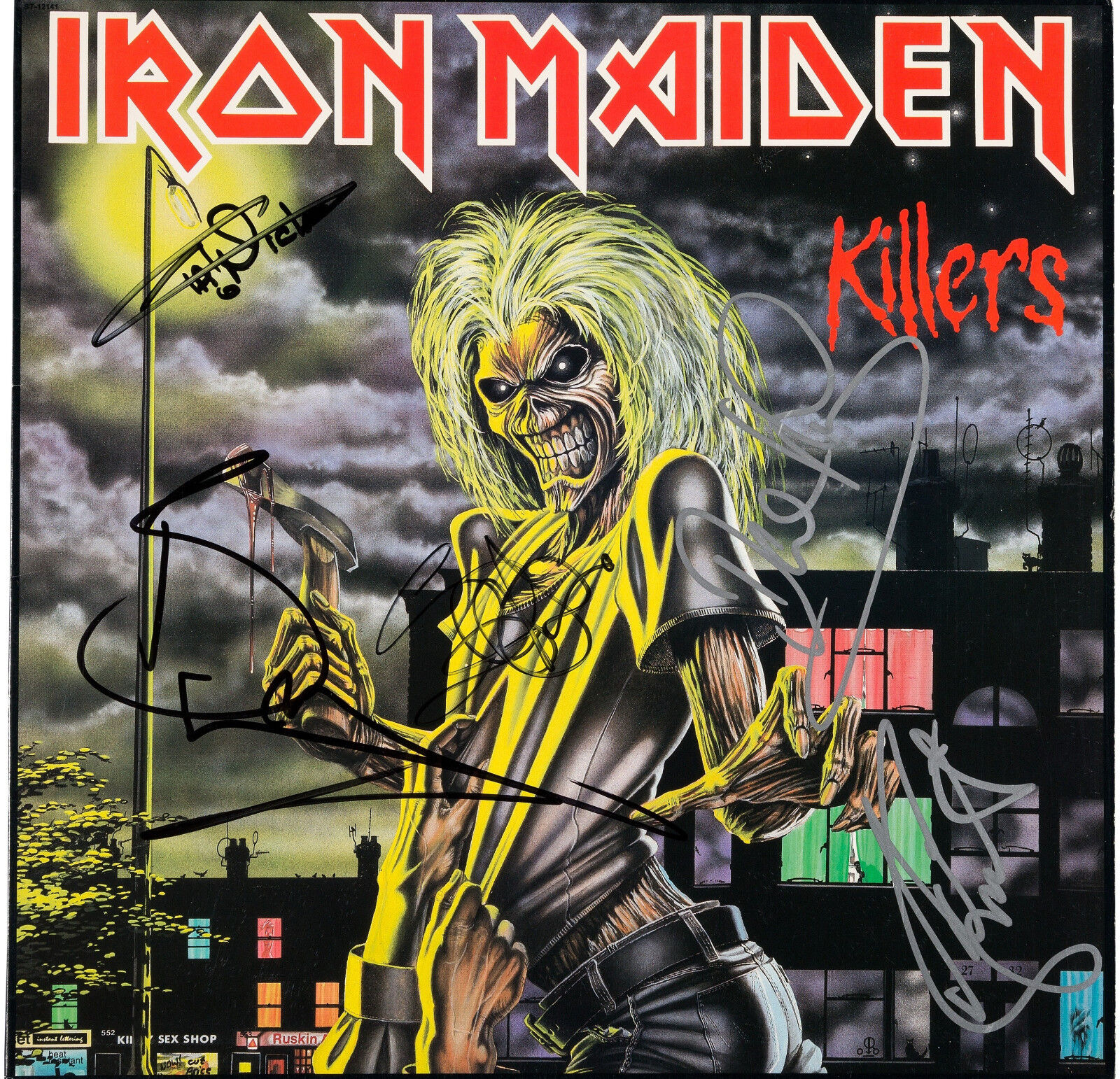 IRON MAIDEN Signed 'Killers' Photo Poster paintinggraph - Rock Band / Group - preprint