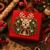 DIY Foldable Pearl Diamond Painting Gift Box &ndash; Sparkling Christmas Craft & Elegant Gift Packaging