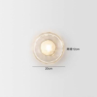 Modern Designer Glass Led Wall Lamp for Home Living Room Bedroo Luxury Indoor Lighting Decor Corridor Aisle Bedside Wall Lights