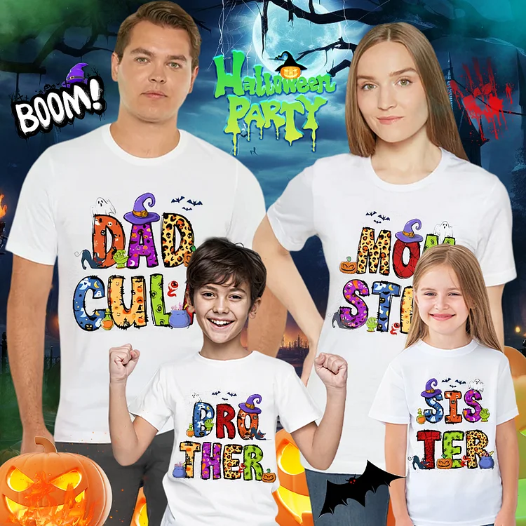 Halloween Parent-child T-shirt-BSLY0047