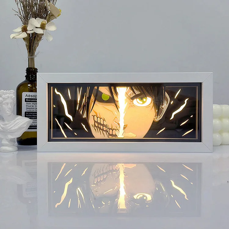 3D LED Box Light - Attack On Titan-Eren Yeager