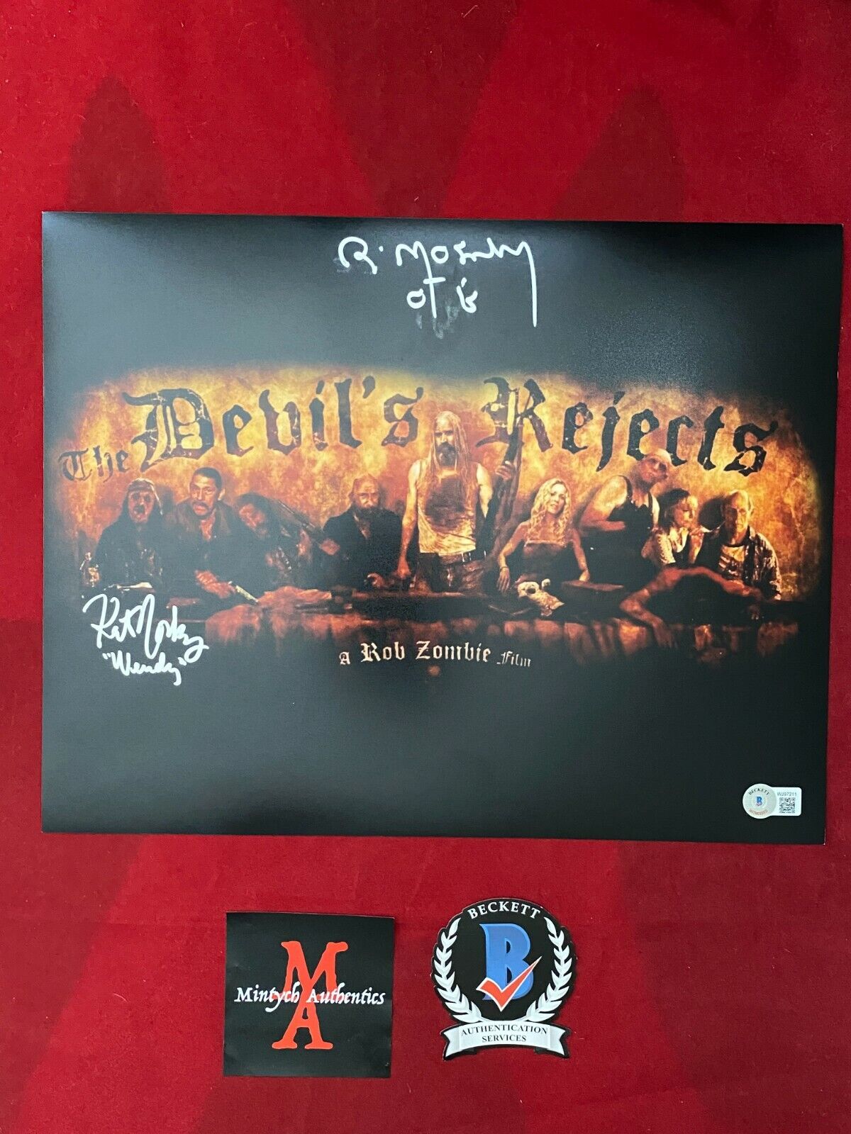 BILL MOSELEY & KATE NORBY SIGNED 11x14 Photo Poster painting THE DEVIL'S REJECTS! BECKETT COA!