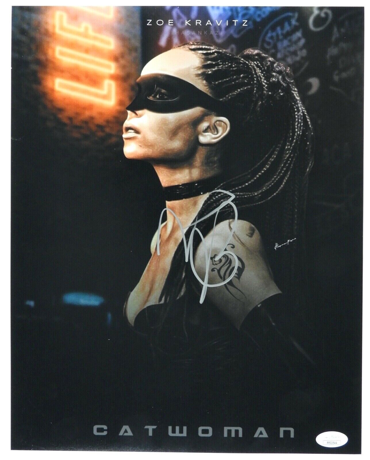 Zoe Kravitz Cat Woman The Batman Autograph Signed Photo Poster painting JSA 11x14 Catwoman