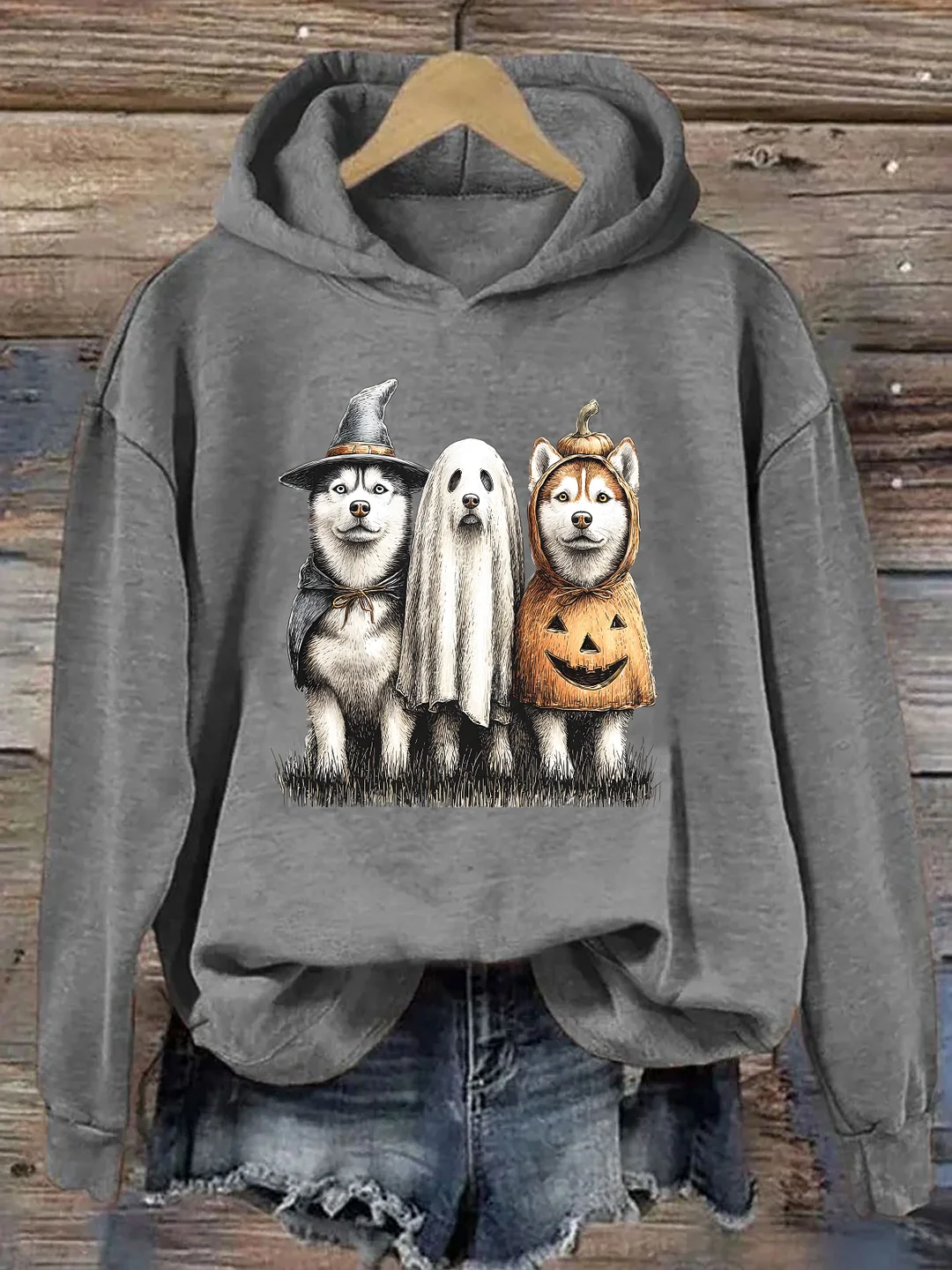 Husky Halloween Hoodie