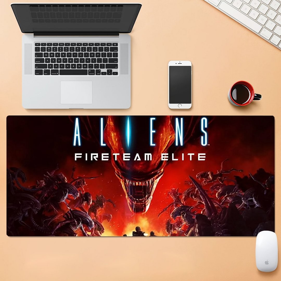 Aliens Fireteam Elite Mouse Pad Extended Large Mouse Pad for Game Office Home Use