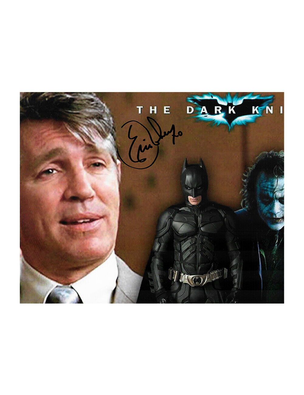 The Dark Knight Print Signed By Eric Roberts 100% Authentic With COA