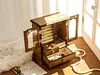Vintage Solid Wood Jewelry Storage Box