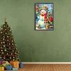 Diamond Painting-5D Full Round Drill Christmas Snowman(60*40 cm)