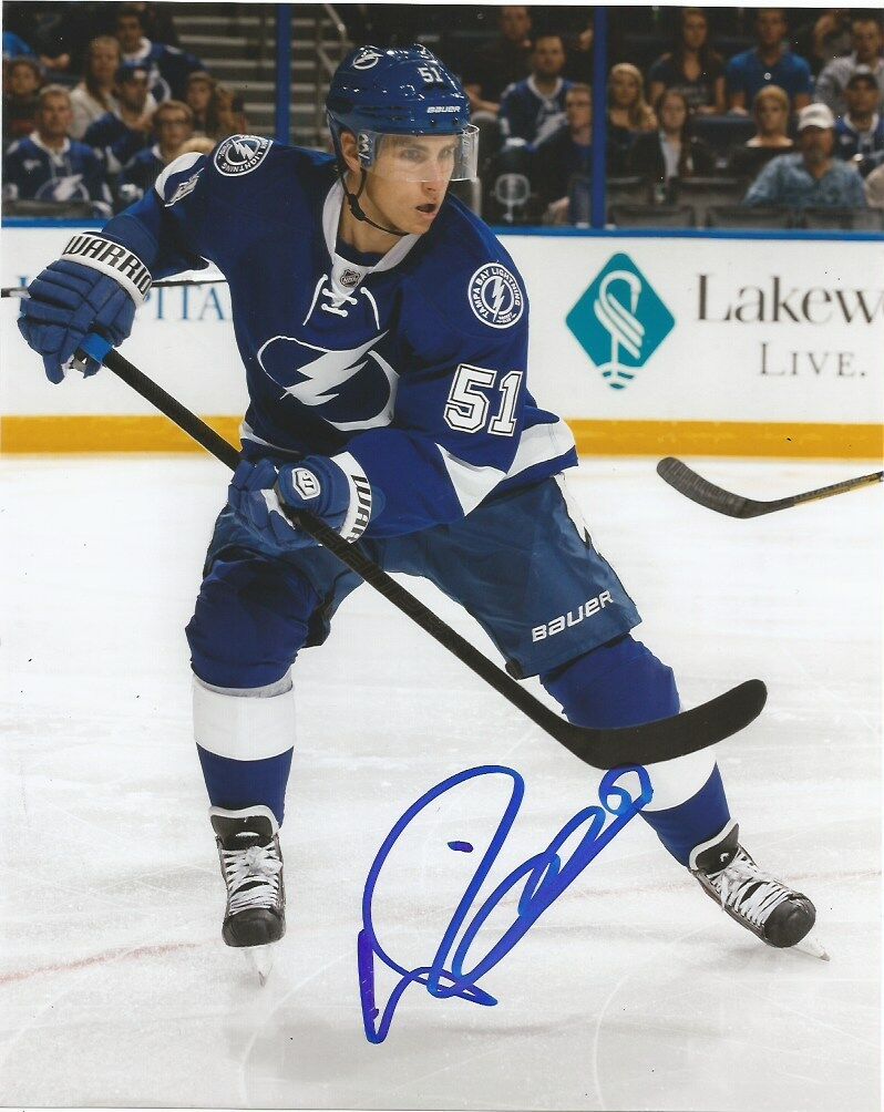 Tampa Bay Lightning Valtteri Filppula Signed Autographed 8x10 Photo Poster painting COA