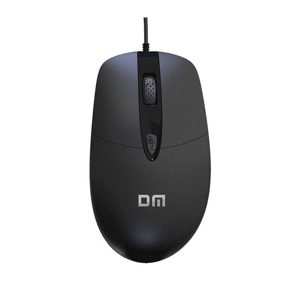 

DM K5 USB Wired Mouse 3-Level DPI Adjustable Ambidextrous Mice for Computer, 501 Original