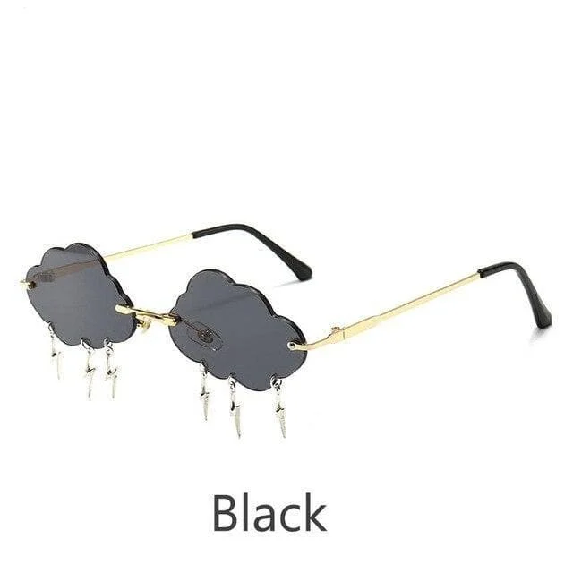 Cloud Lightning Eyewear Retro Rimless Sunglasses SP15094
