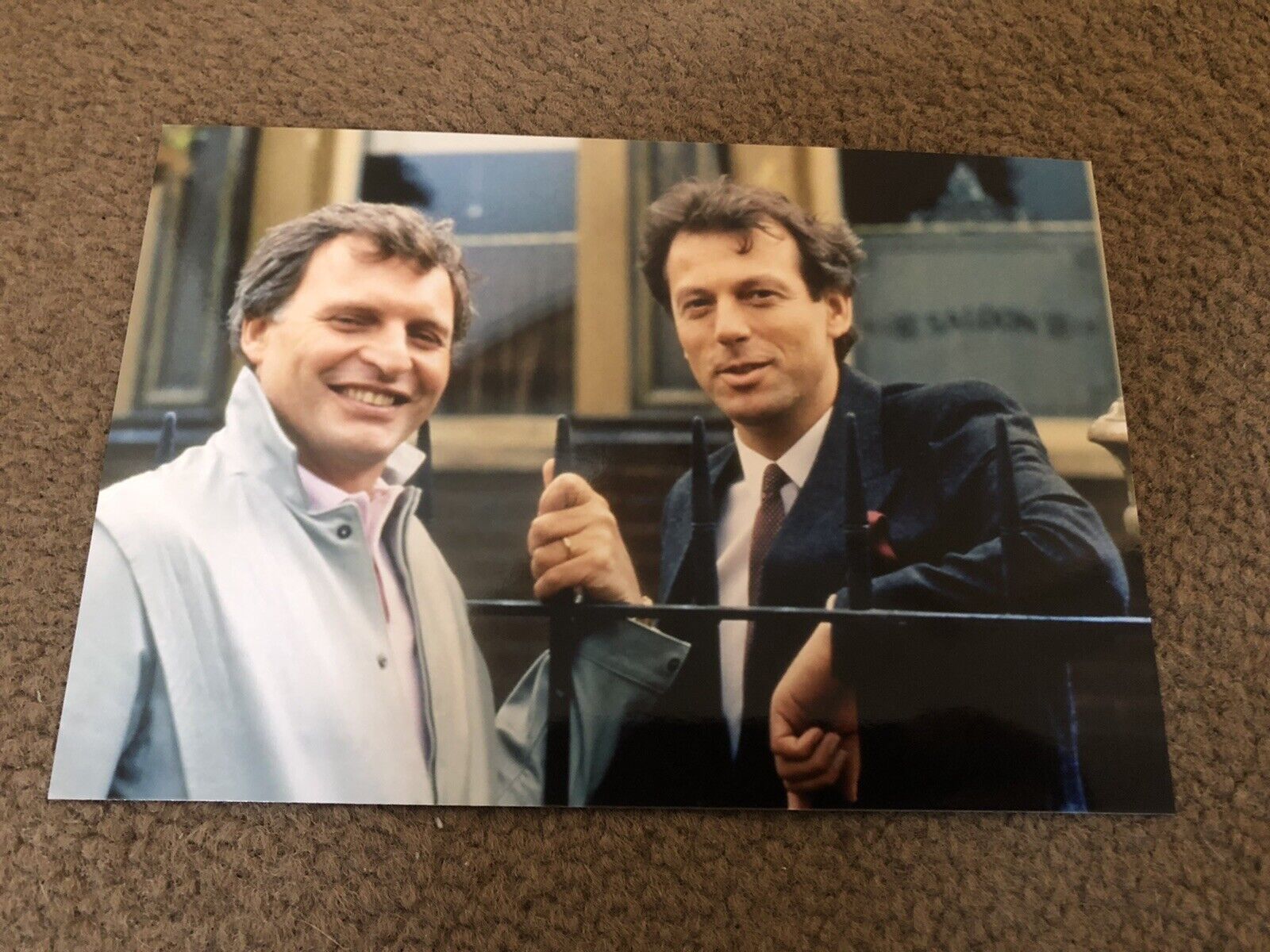 LESLIE GRANTHAM & PETER DEAN (EASTENDERS) UNSIGNED Photo Poster painting- 6x4”