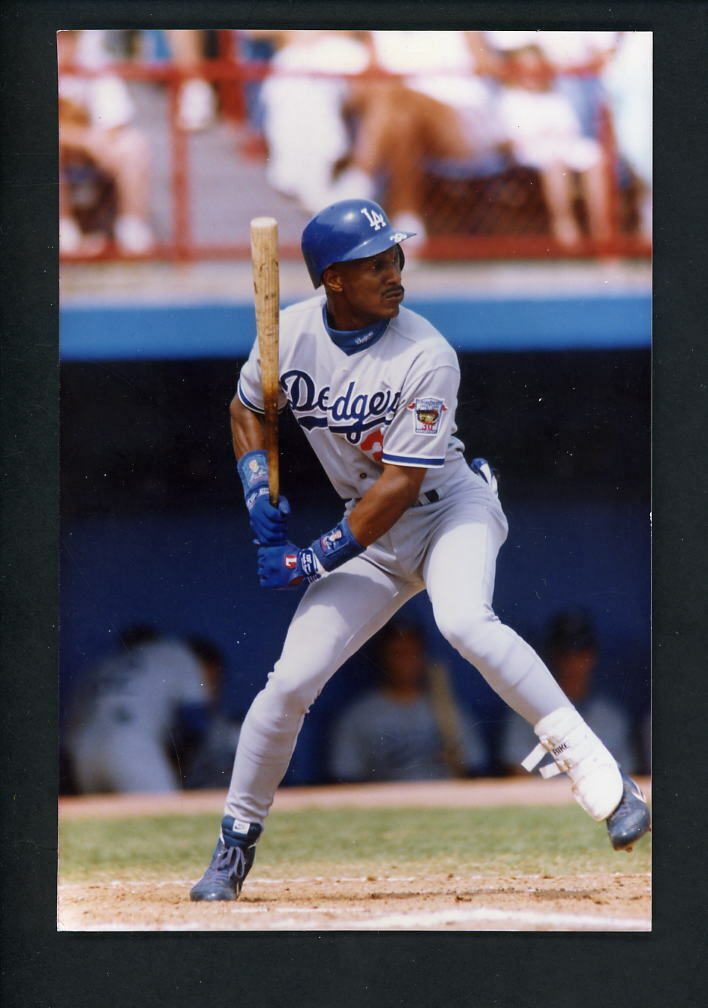 Eric Davis 1992 Press Original 4 x 6 Photo Poster painting Los Angeles Dodgers