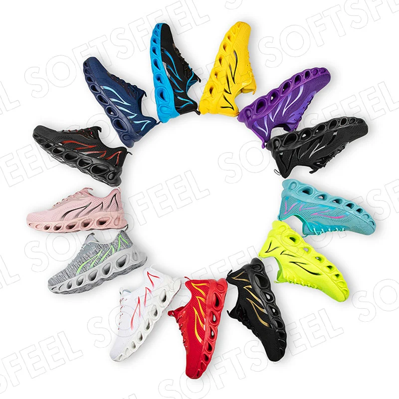 Softsfeel Women's Relieve Foot Pain Perfect Walking Shoes - Gray