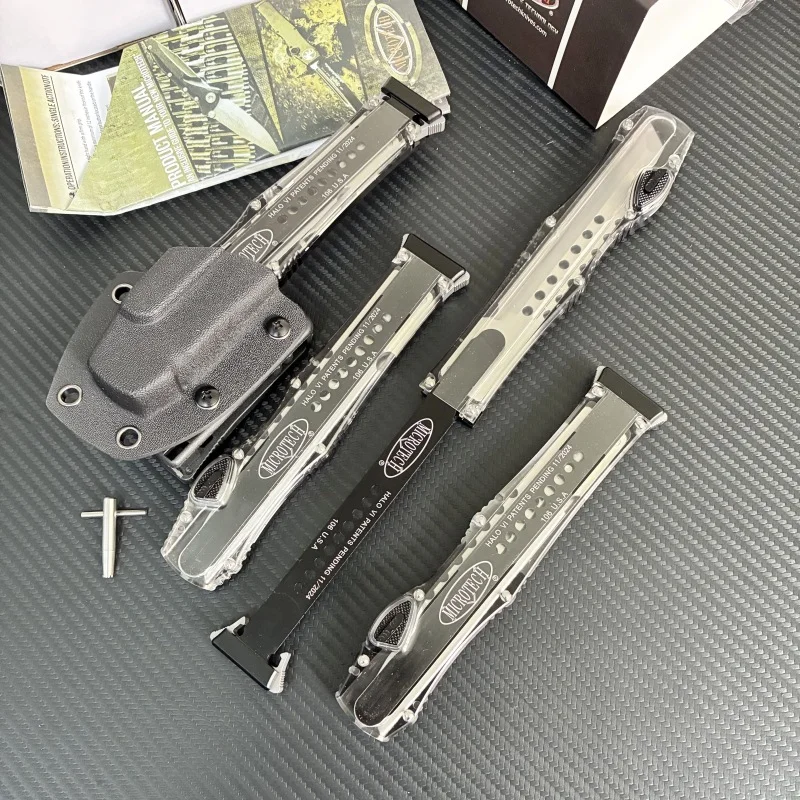 Hot Selling Microtech Micro Technology Halo6 Aluminum Alloy Transparent Tool Handle Outdoor Edc Tool Otf Accessories