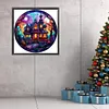 Haunted House Glass Painting-Paint by Numbers Acrylic Painting 50*50CM