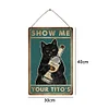 Cat Club - Wooden Signs - 30*40cm