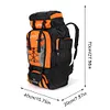 80L Climbing Backpack Large Capacity Unisex Trekking Backpack Travel Accessories