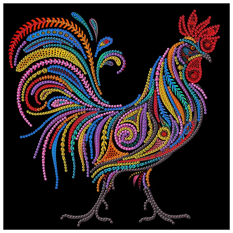 Partial Special-Shaped Diamond Painting - Chicken 30*30CM