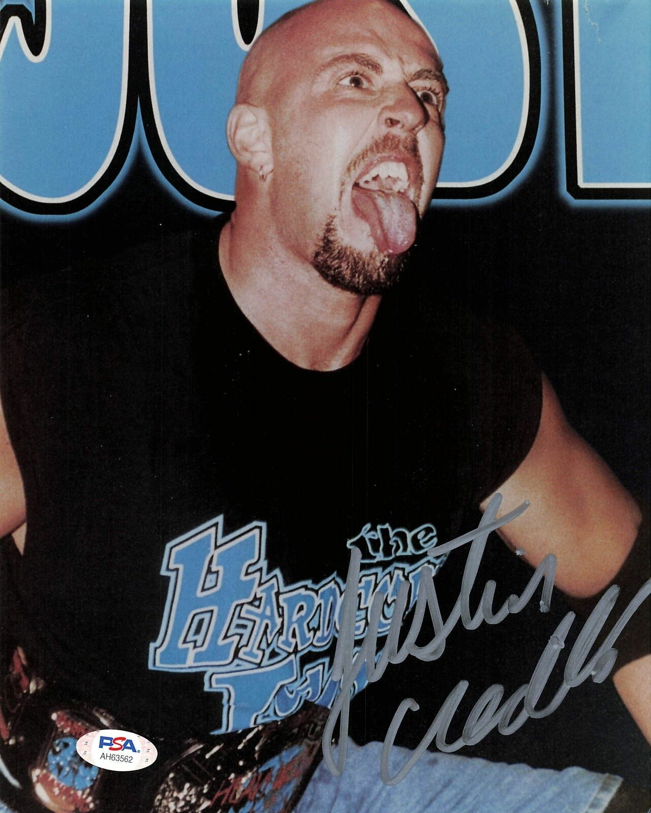 Justin Credible signed 8x10 Photo Poster painting PSA/DNA COA WWE Autographed Wrestling