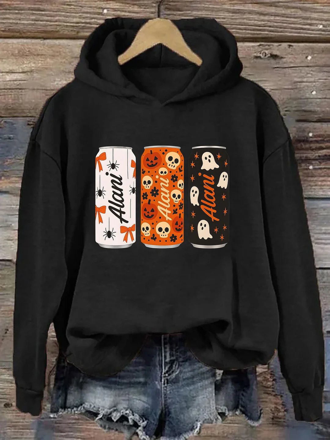 Halloween Energy Drink Can Hoodie