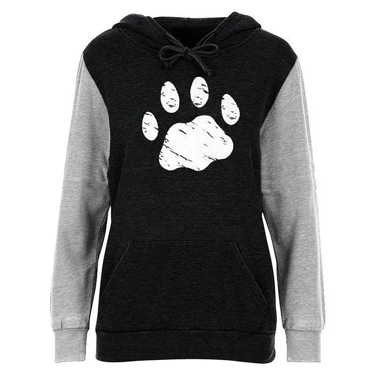 Paw Stripe Crewneck Sweatshirt | 168DEAL