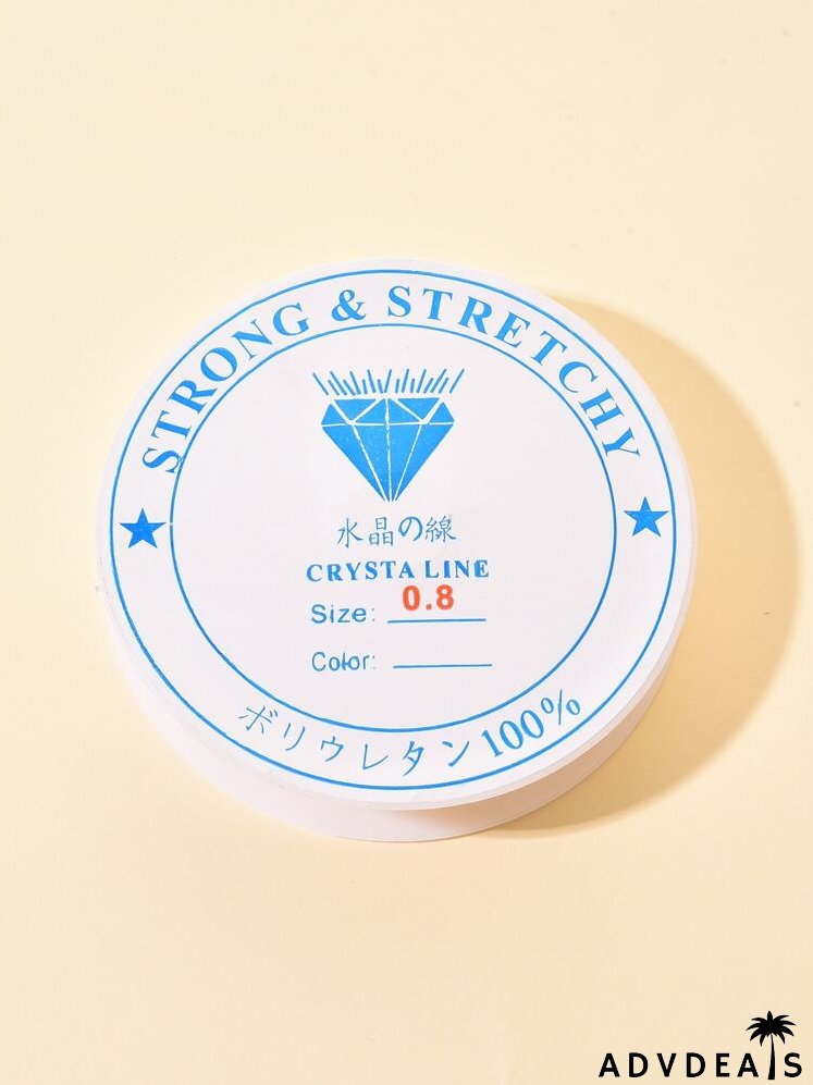 5packs Star Pattern Bead & 1roll Elastic Thread