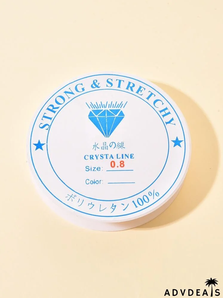 5packs Star Pattern Bead & 1roll Elastic Thread