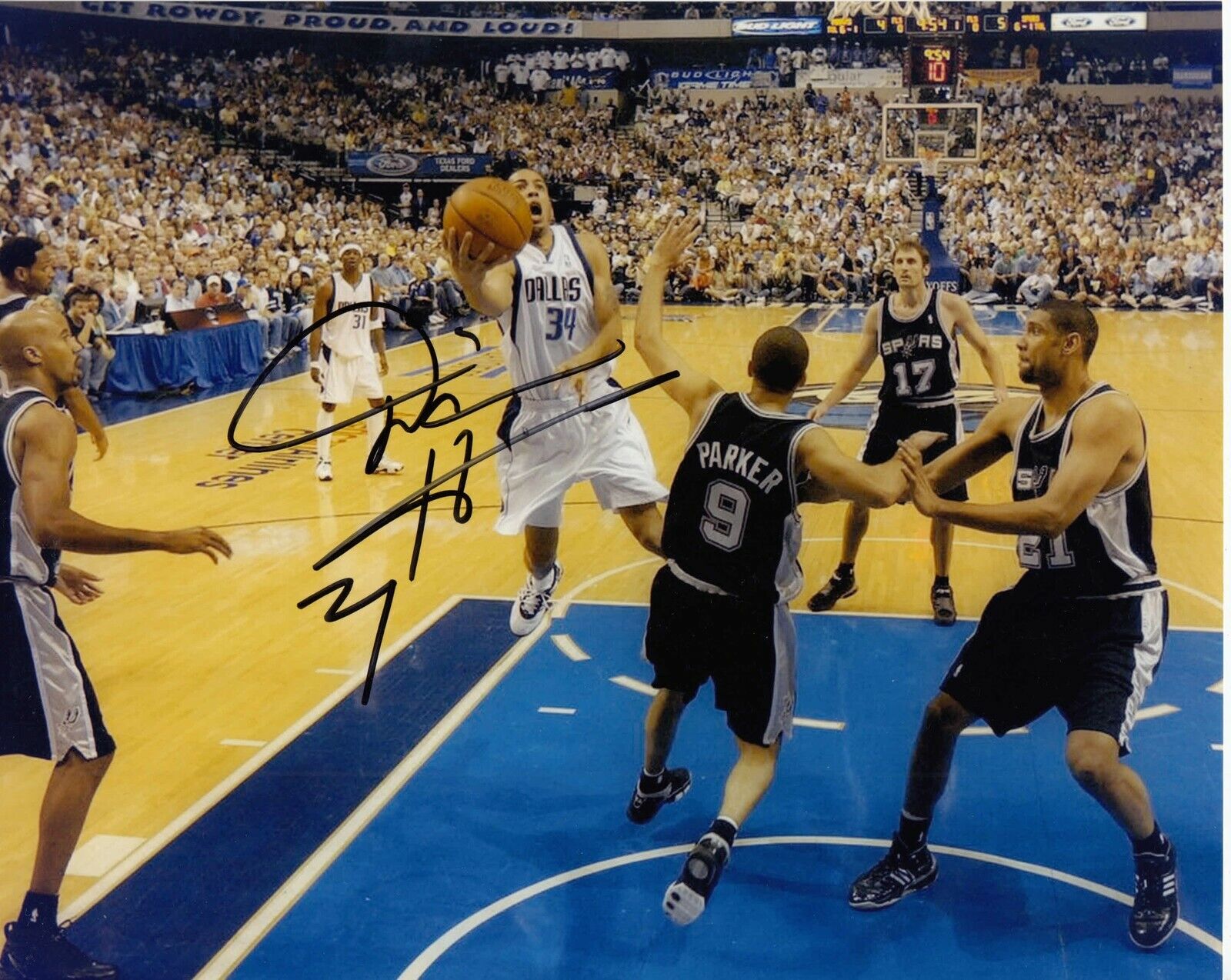 Devin Harris #0 8x10 Signed w/ COA Dallas Mavericks 033119