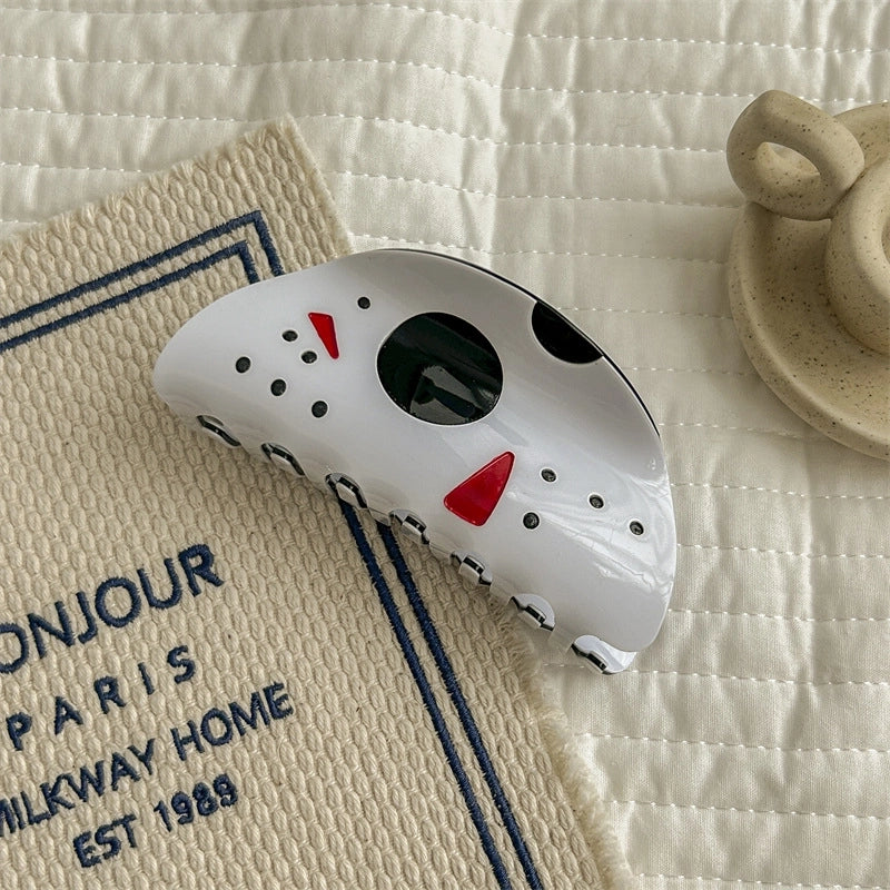 Halloween Funny Minimalist Women’s Skull PVC Hair Claws