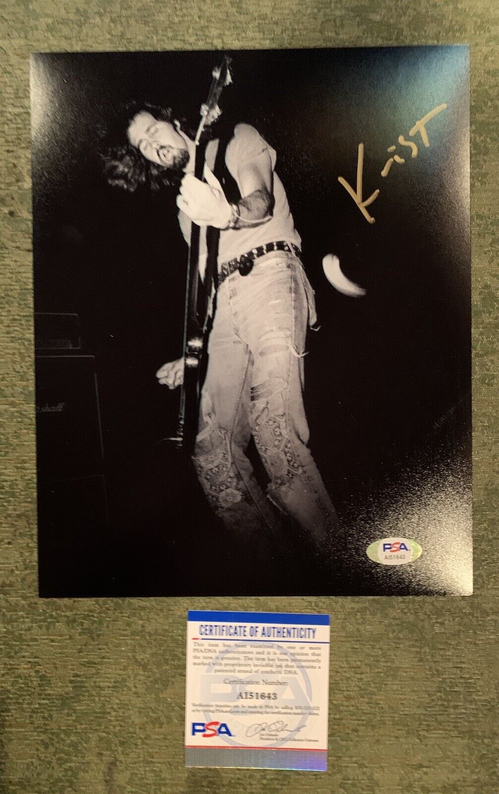 Krist Novoselic Autograph 8x10 Photo Poster painting Signed Authentic Nirvana Legend Rock